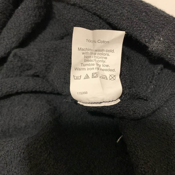 Madewell Black Tie Front Tee - Size XS - Picture 5 of 6